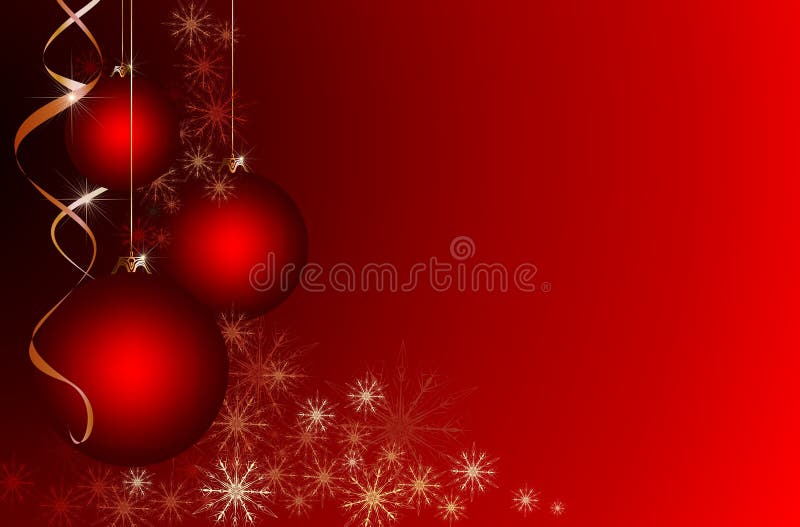 Red Christmas background with place for your text