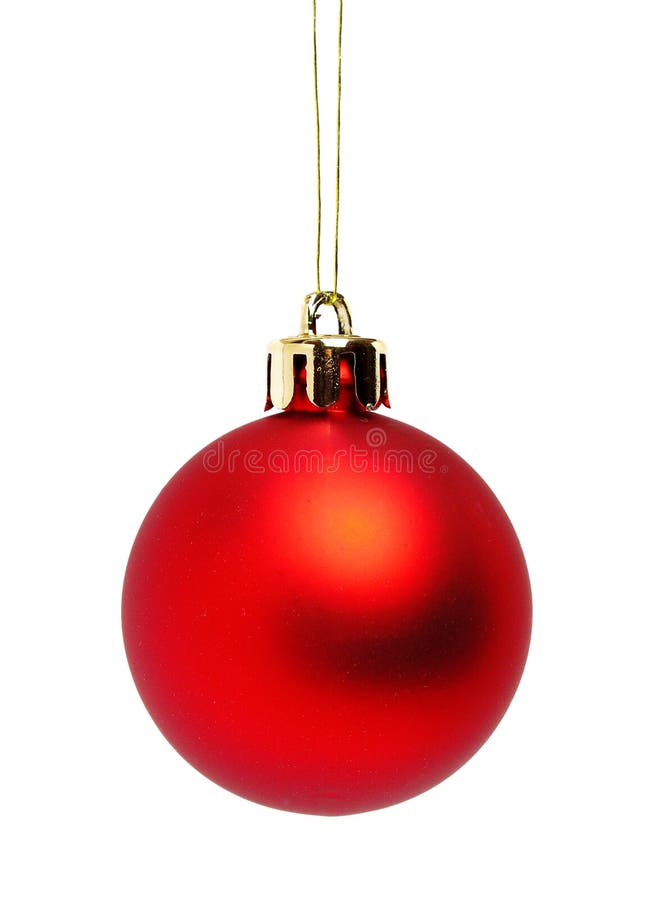 Red christmas balls stock image. Image of hanging, celebration - 226335