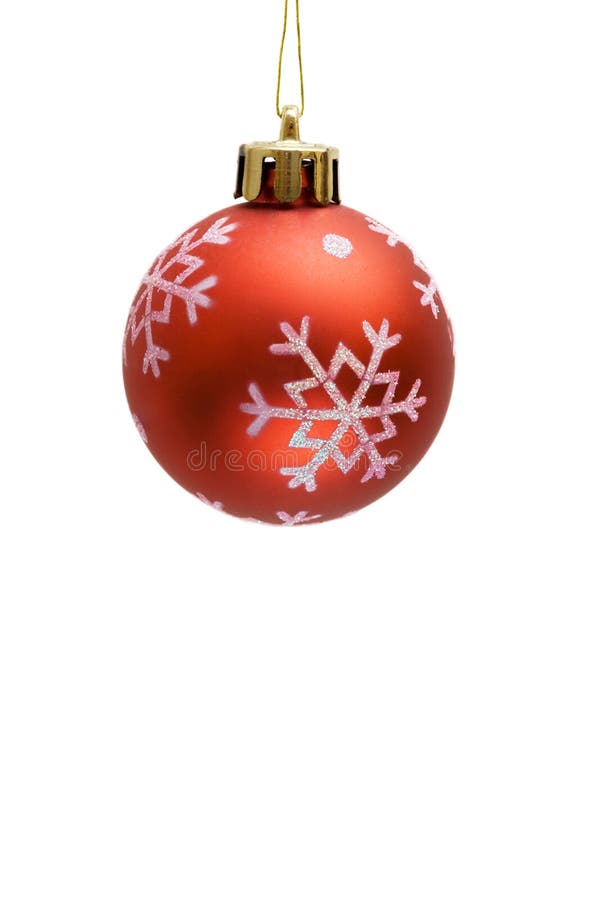 Golden Christmas Ball stock photo. Image of frosted, traditional - 3386918