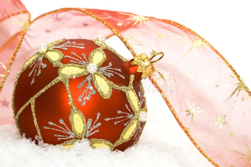 Red Christmas ball