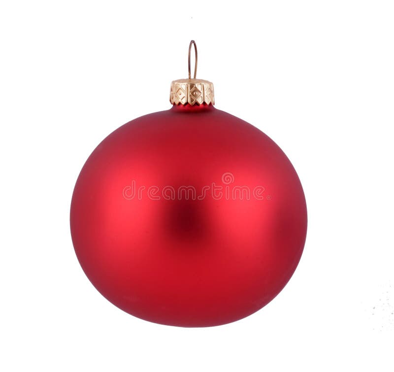 Red christmas ball