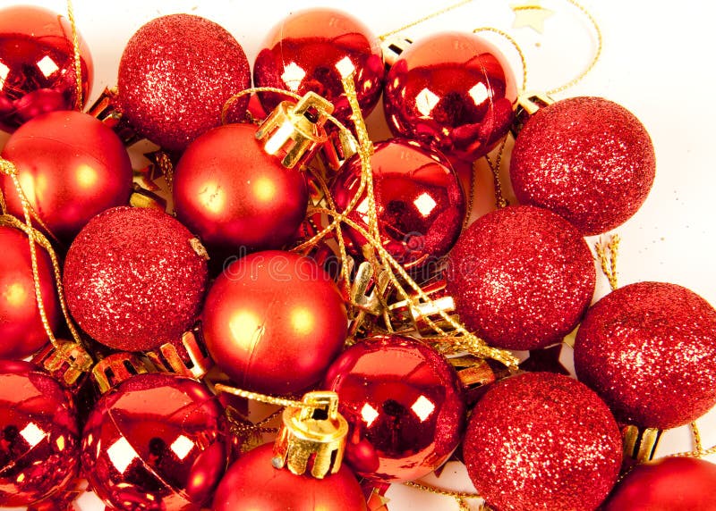 Red christmas balls stock photo. Image of magic, christmas 11806882