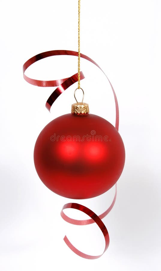 Red Christmas bauble