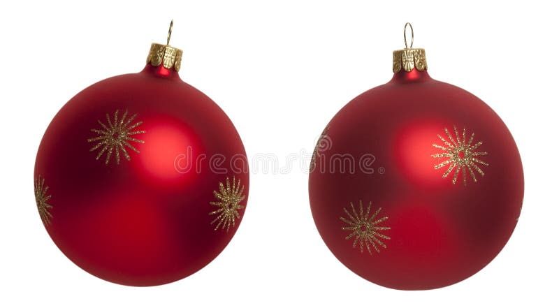 Red Christmas tree ball