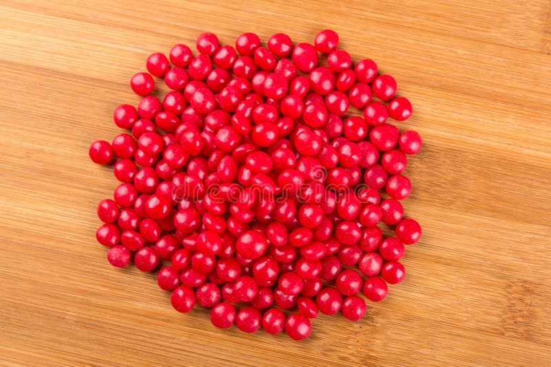 Red cinnamon candies stock image. Image of cavities, treat 83175833