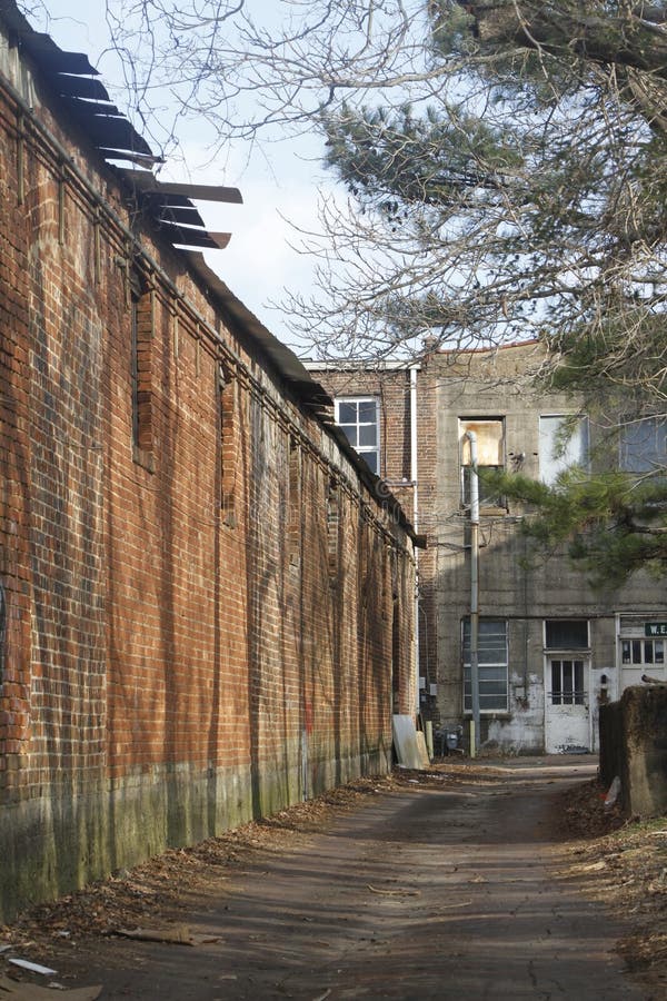 Red Clay Brick Alley Architecture Stock Photo Image of masonry