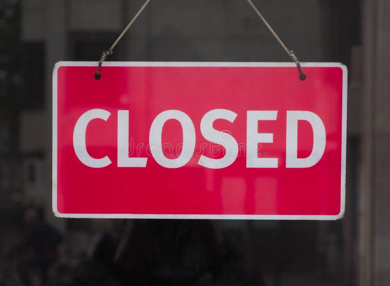 Shop Closed stock photo. Image of signs, close, closed 25916020