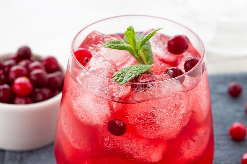 Cranberry Vodka in the Snow Stock Photo Image of cold, nature 3389232