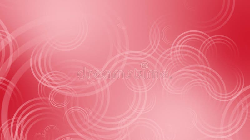 Red color multiple ring shapes moving upwards gradient design geometrical background vector illustration