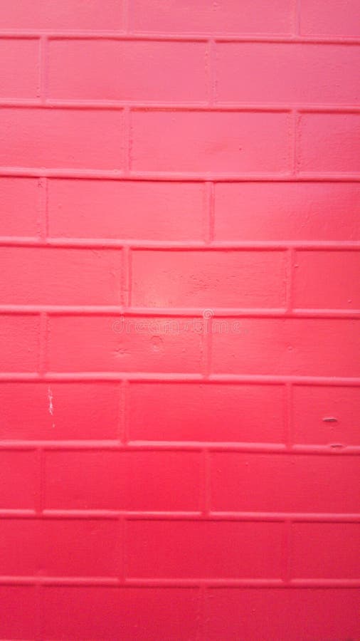 Red Coloured Wall Portrait stock images