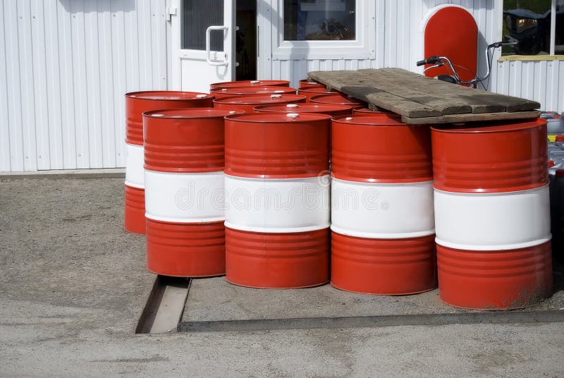 Red containers stock photo. Image of manufacturing, storage 14743224