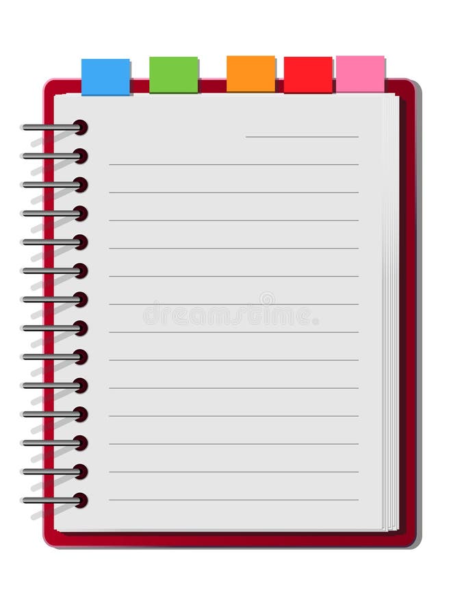 Note Book Stock Illustrations – 96,389 Note Book Stock Illustrations,  Vectors & Clipart - Dreamstime