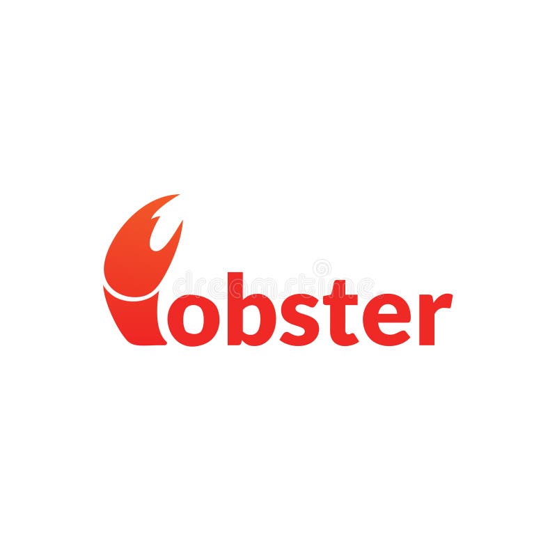 Logo Lobster Restaurant stock illustration. Illustration of logotype