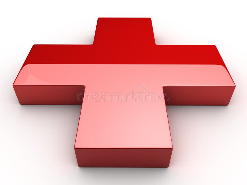 3D Red Cross editorial photo. Illustration of illustration - 5271581