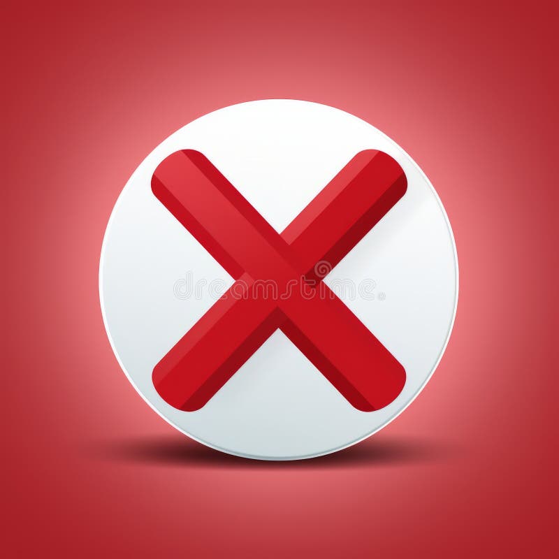 A Red Cross Symbol on a Red Background Stock Illustration