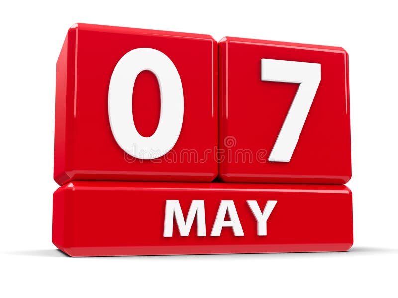 May 7th Stock Illustrations – 137 May 7th Stock Illustrations, Vectors &  Clipart - Dreamstime