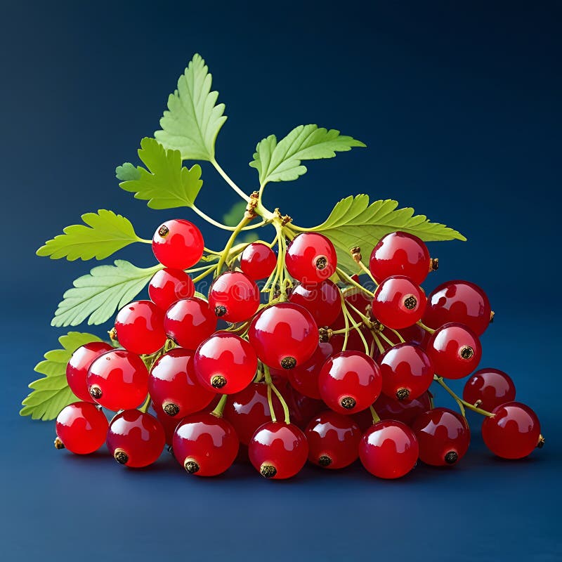 Red Currants Cluster Fresh Berries on Branch stockfotografie