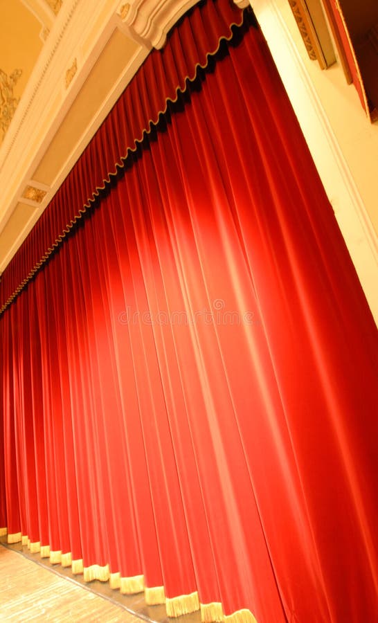 Red curtain