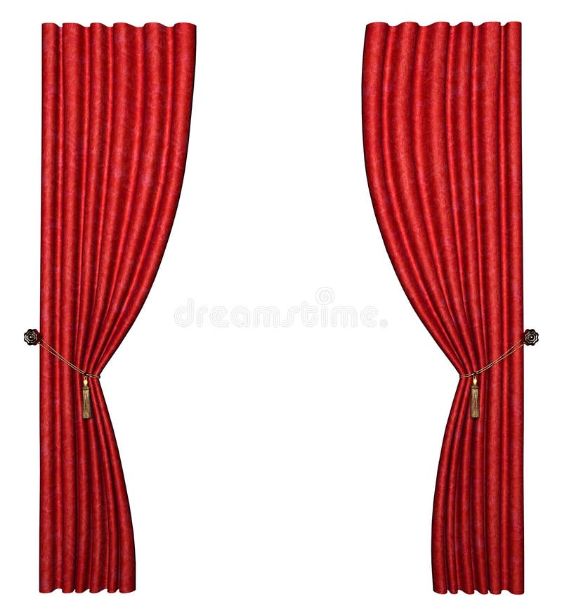 Golden curtains stock illustration. Illustration of decoration 36184347