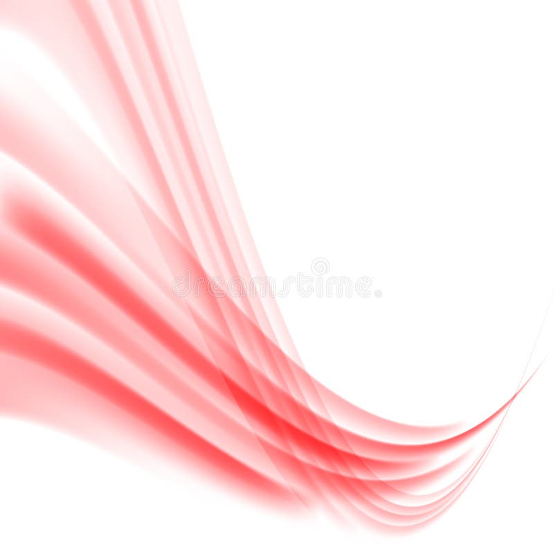 Red Curved Lines Abstract Background. Stock Vector - Illustration of  stripe, science: 66379619