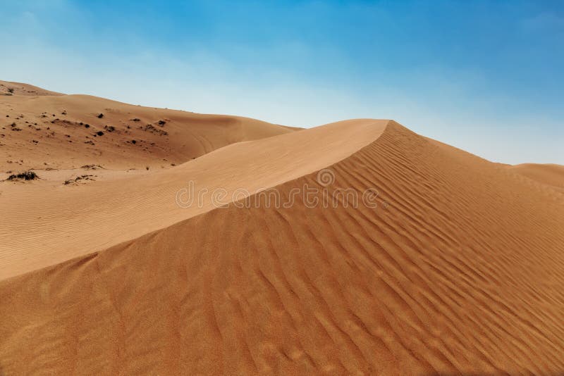 Red desert sand