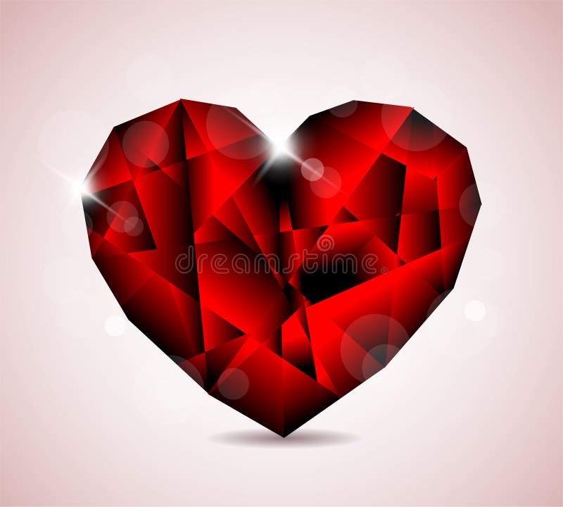 Red Diamond jewel heart