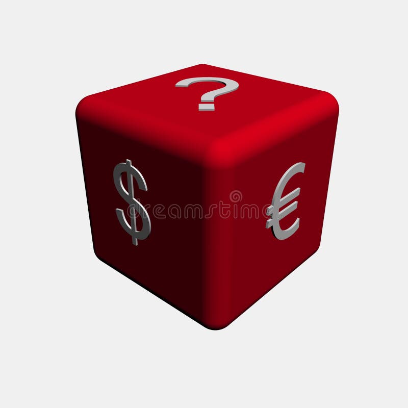 Red dice dollar vs euro