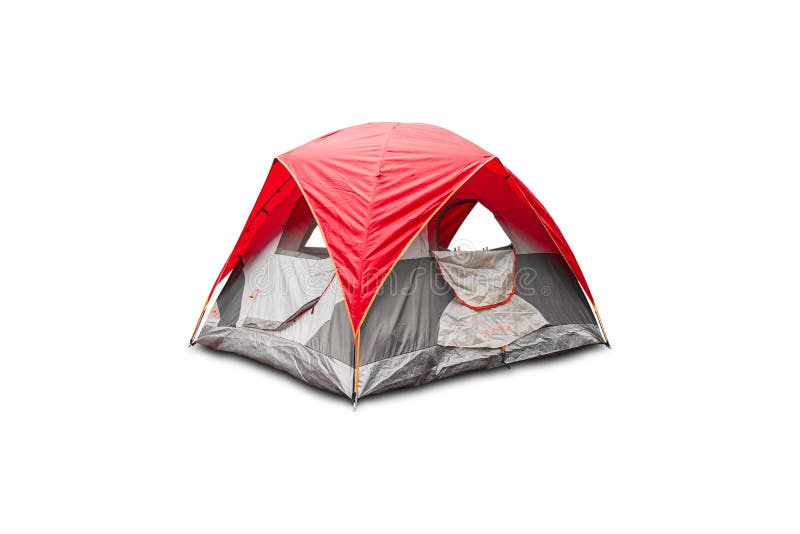 Red dome tent royalty free stock photos