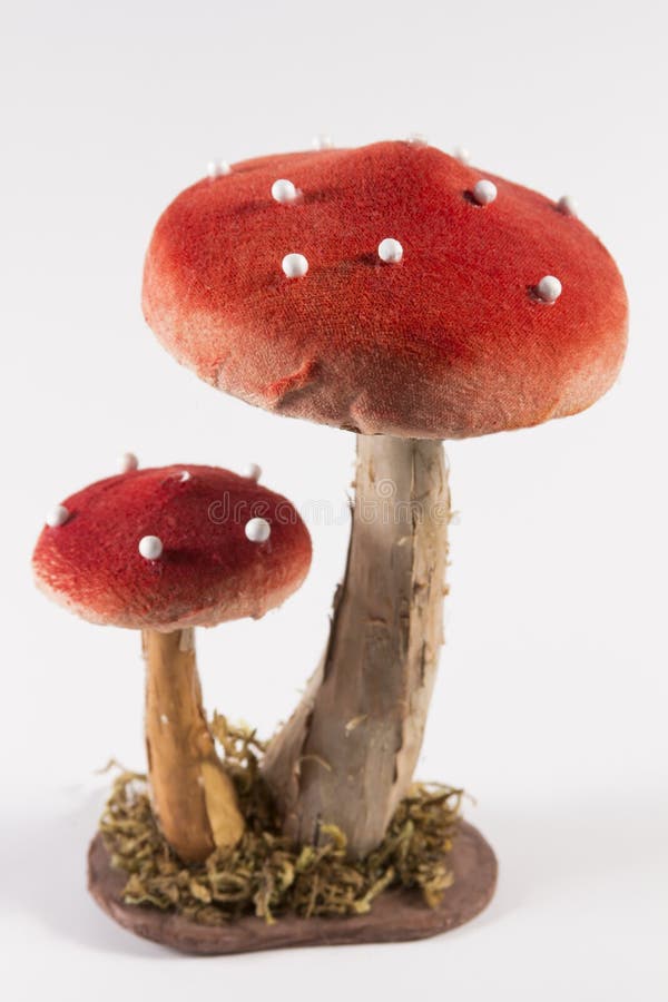 Fake Mushrooms Small Garden Stock Photo 662684743