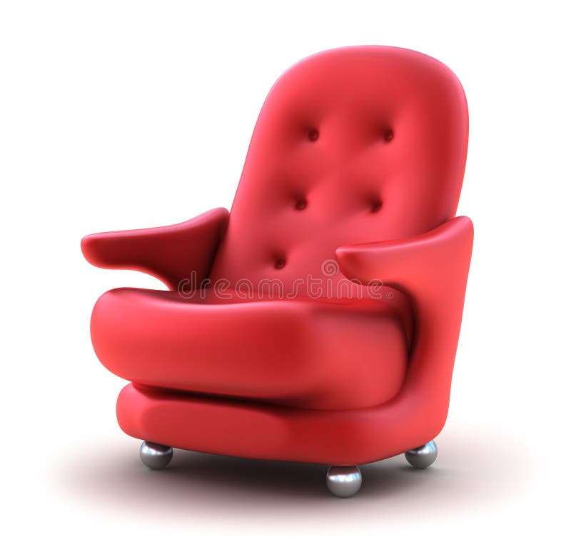 Red Easy chair