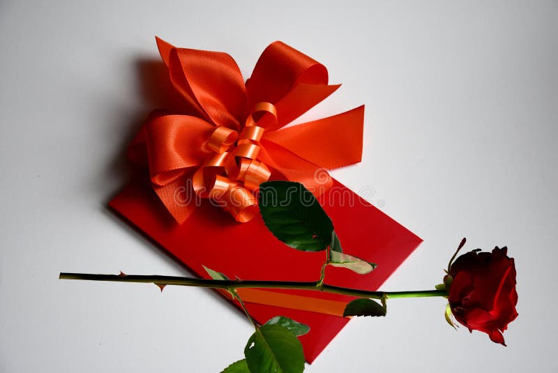 Gift voucher with red bow