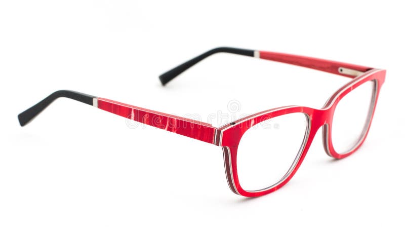 Red eye glasses on white background royalty free stock photos Red eye glasses on white background royalty free stock photos