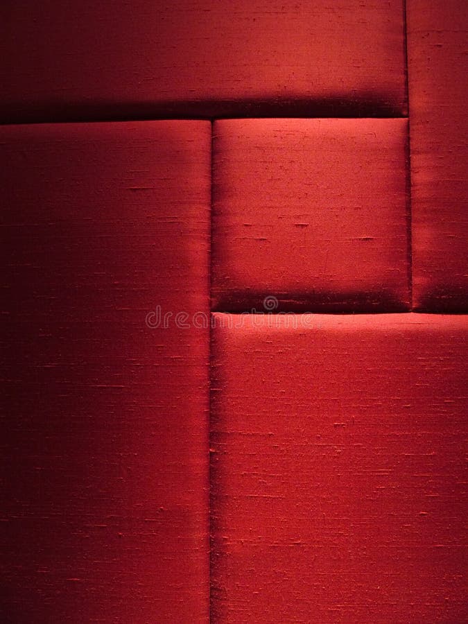 Red Fabric Wall Panel