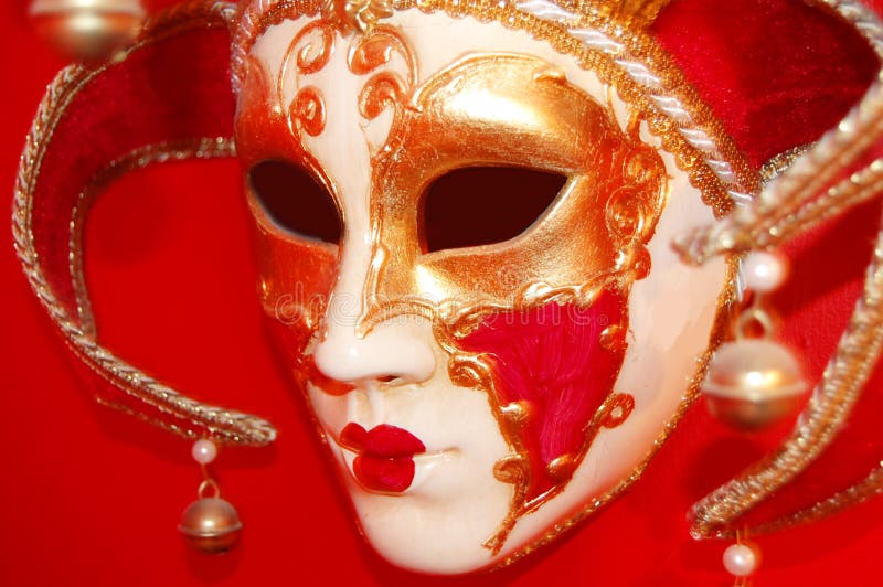 Red face mask stock photo. Image of carnival, 18278114