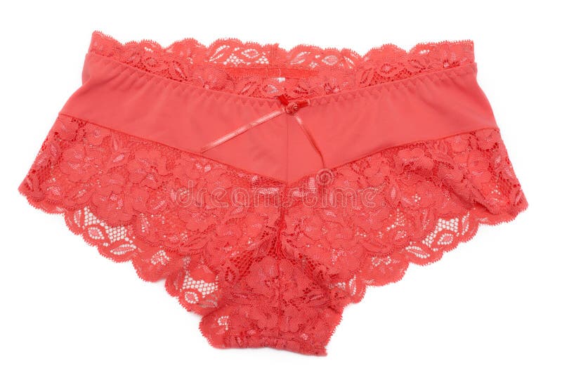 Red Feminine Lacy Panties Stock Image Image Of Enticement 10603145