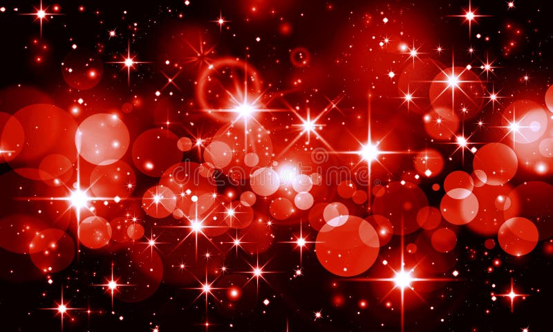 Red Festive Background, Bokeh, Bright, Glitter, Glow, Christmas, Party,  Confetti, Dark, Black, Shine, Stars, Holiday Stock Illustration -  Illustration of star, abstract: 161514528