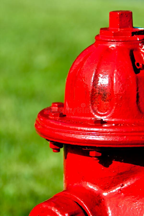 A red fire hydrant royalty free stock photos