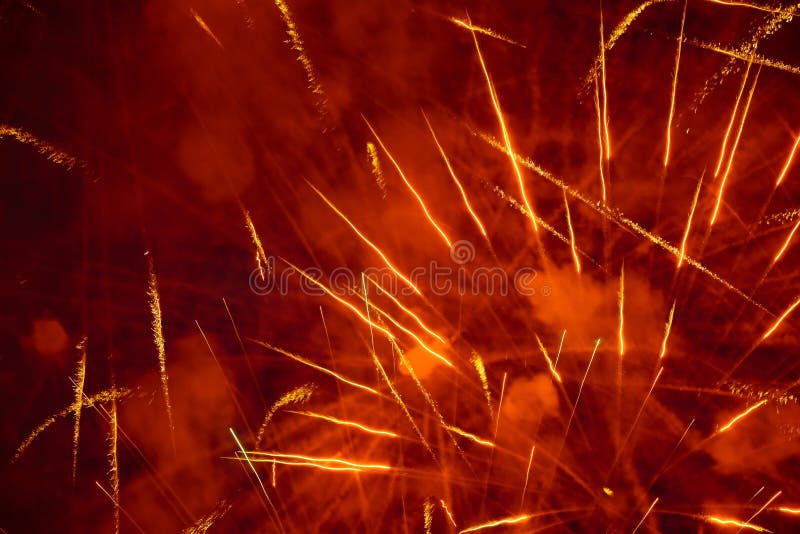 Red Firework Sparks Background Stock Image Image of energy, light