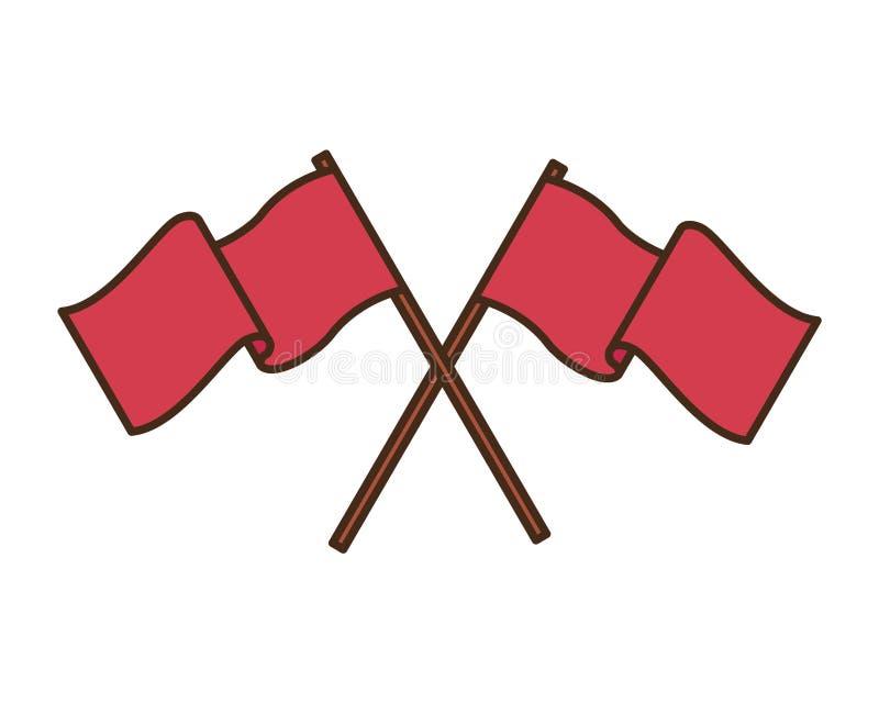 Small Red Flags Stock Illustrations 380 Small Red Flags Stock