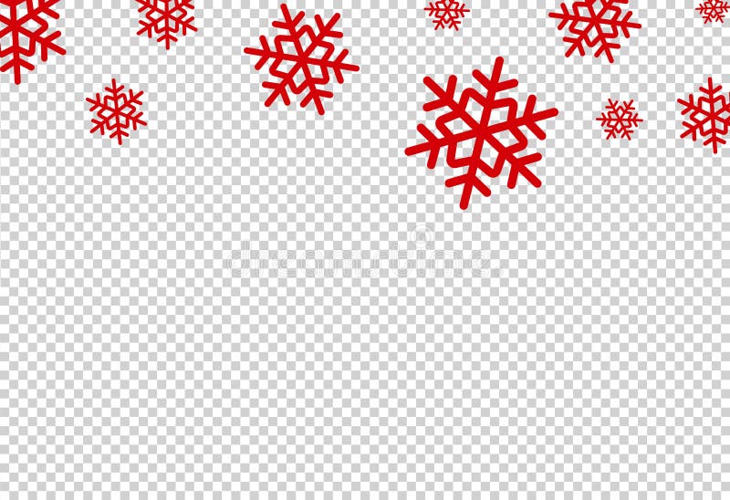 Black Flat Snowflakes Falling from Top ,Christmas Decoration Isolated on Png  or Transparent Background, Space for Text, Sale Stock Vector - Illustration  of button, element: 200411850