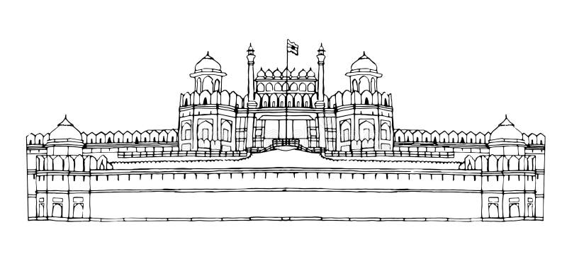 Red Fort in Delhi India · Creative Fabrica-saigonsouth.com.vn