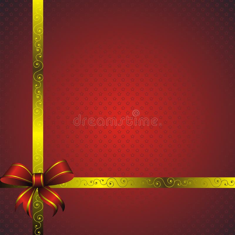 Red frame with golden decor