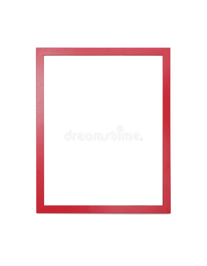 Red Wooden Picture Frame stock image. Image of chic, distressed 23880641
