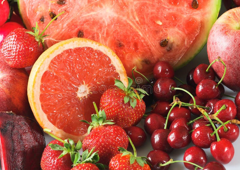 Red Fruits Stock Image Image Of Life Energy Balance 20069253