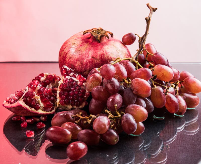 Red fruits and wine stock photo. Image of drink, fruit 85377564