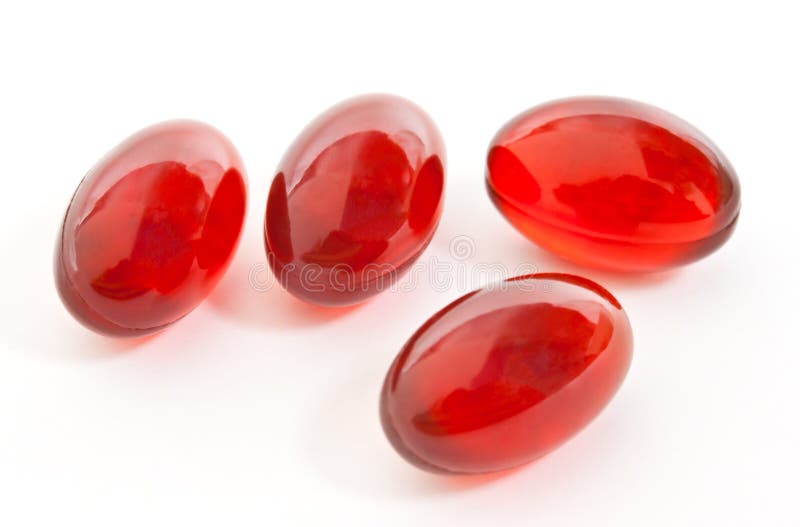 Red Gel Capsules