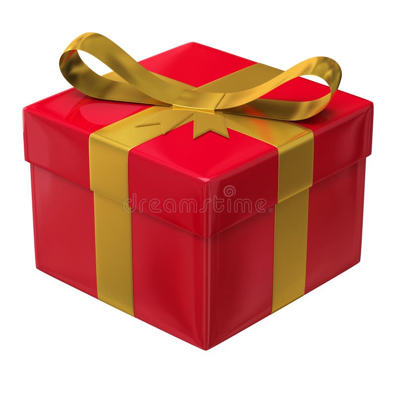 Red gift stock illustration