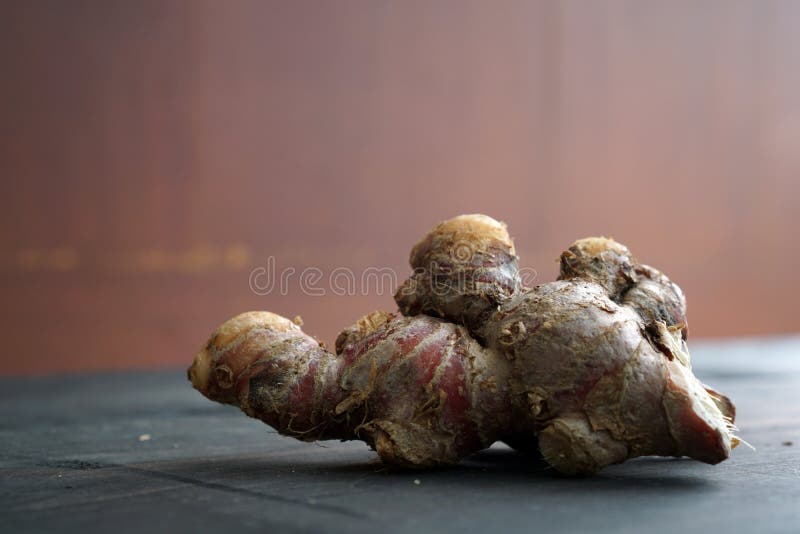 Red ginger, a traditional Asian spice royalty free stock photos