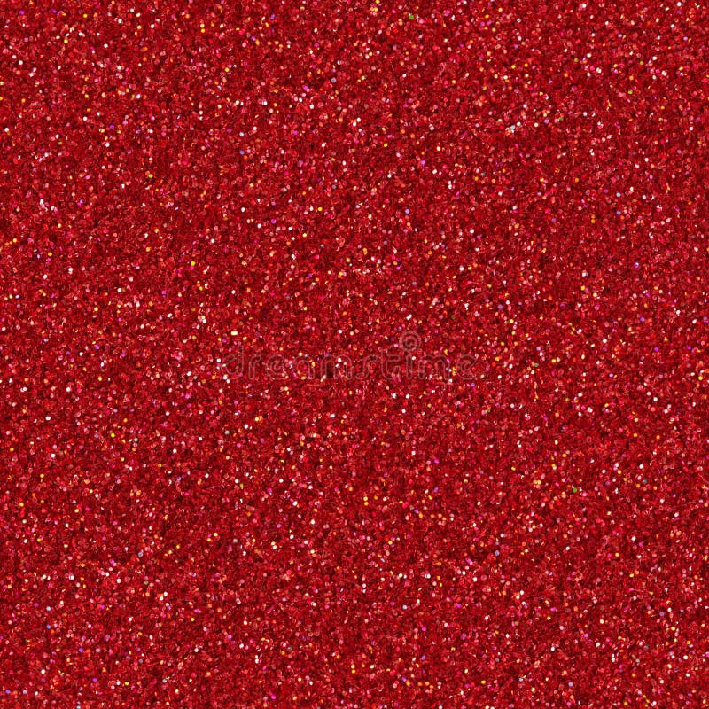 Red Glitter Background. Seamless Square Texture. Tile Ready Stock