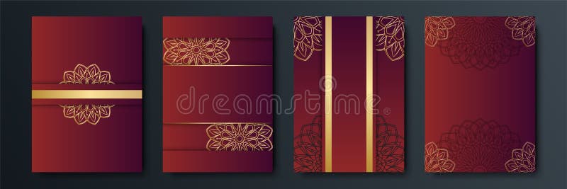 Red and Gold Abstract Background. Vector Illustration Design for Social  Media Template, Greeting Card, Luxury Invitation, Festival Stock  Illustration - Illustration of texture, luxury: 231874421